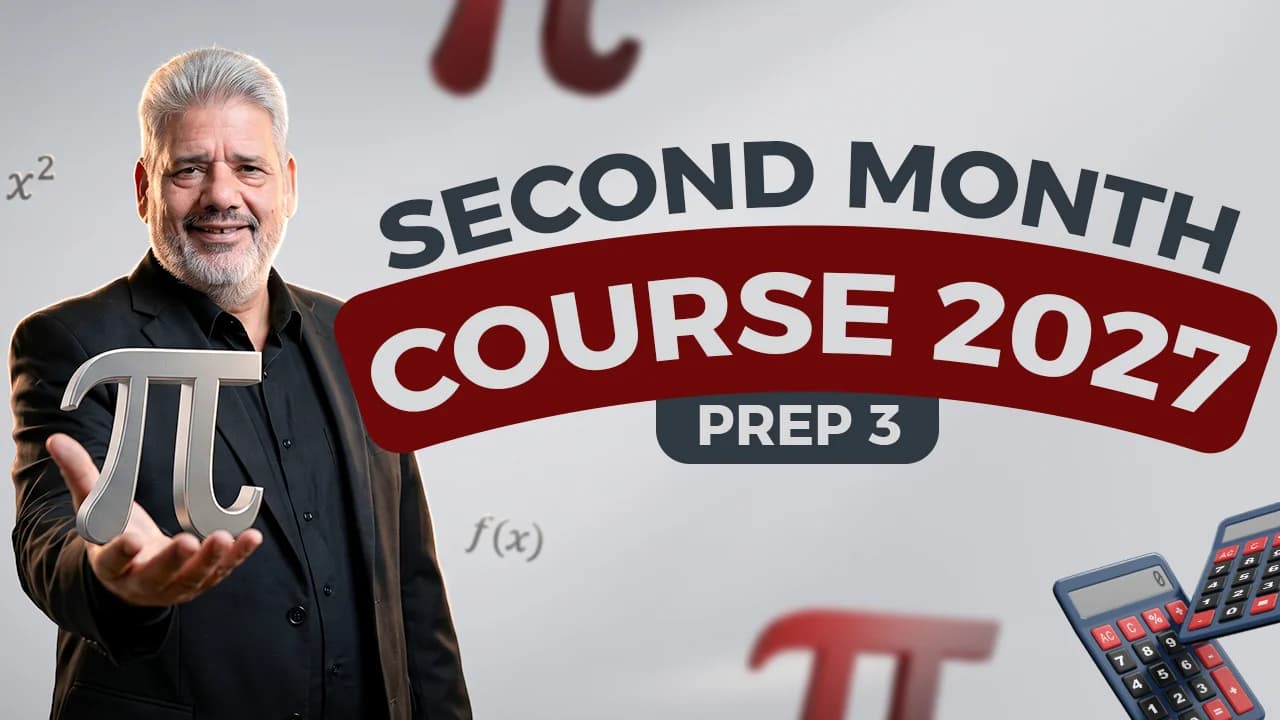 Second Month Course – Math (Prep three)
